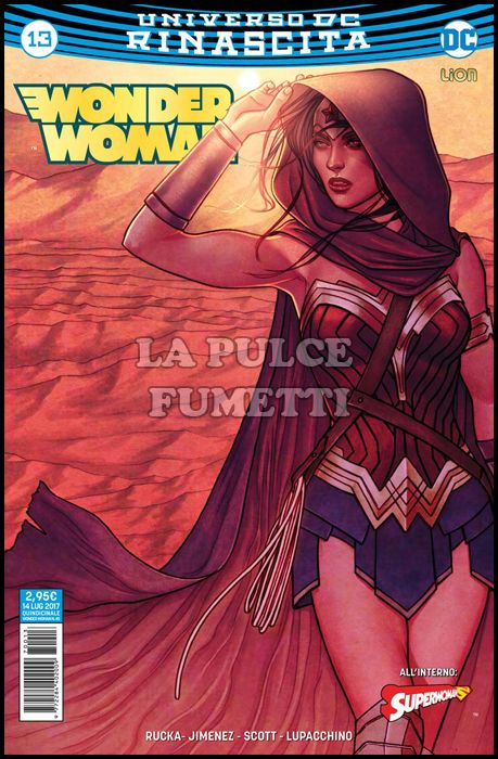 SUPERMAN L'UOMO D'ACCIAIO # 45 - WONDER WOMAN 13 - RINASCITA